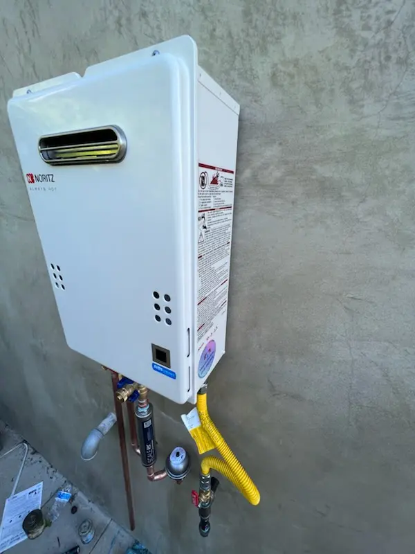 Tankless water heater installation for Northmont homes
