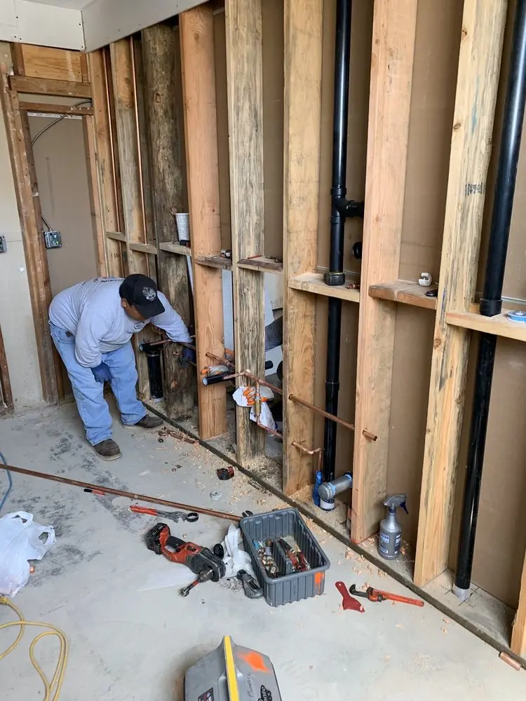 Commercial rough-in plumbing for Gas Line Repair in Northmont